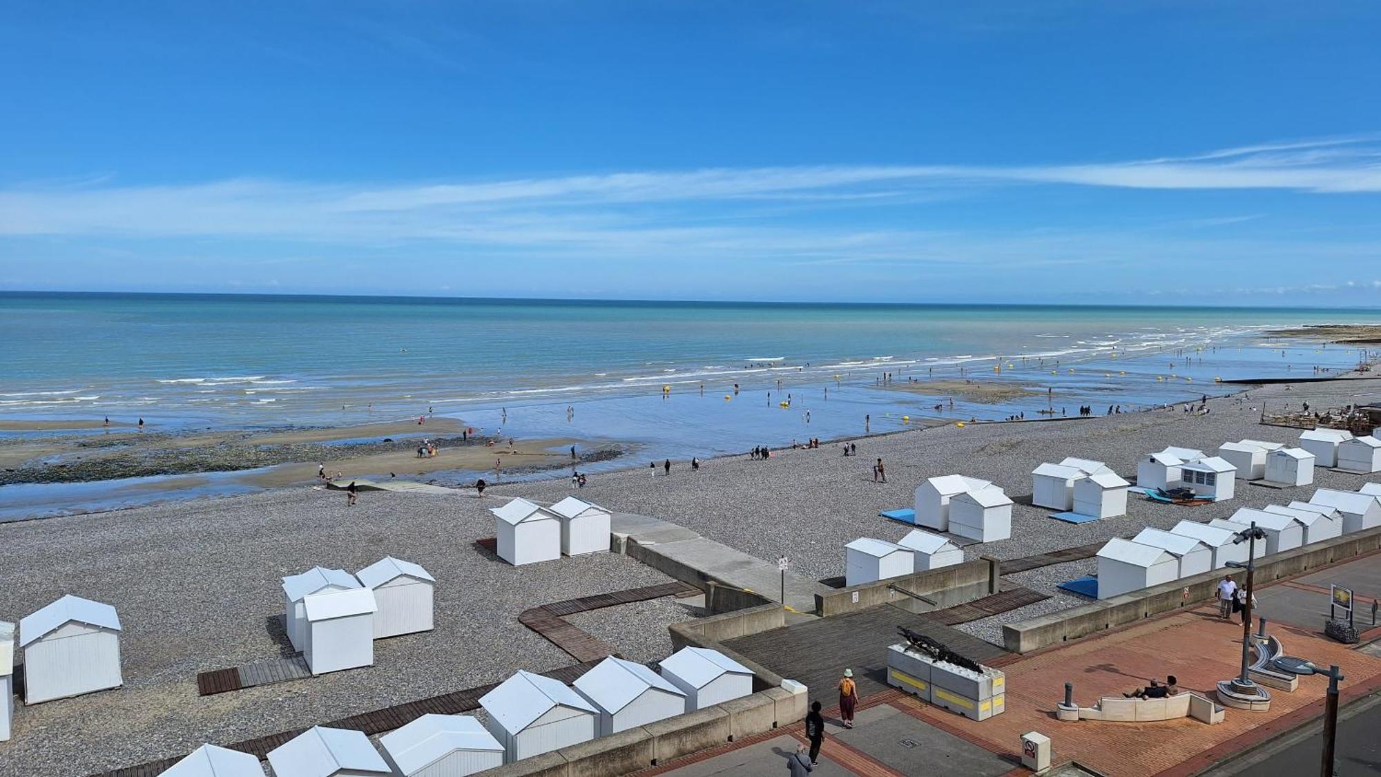 Charmant Appartement Avec Vue Face Mer Imprenable Mers-les-Bains Exteriér fotografie