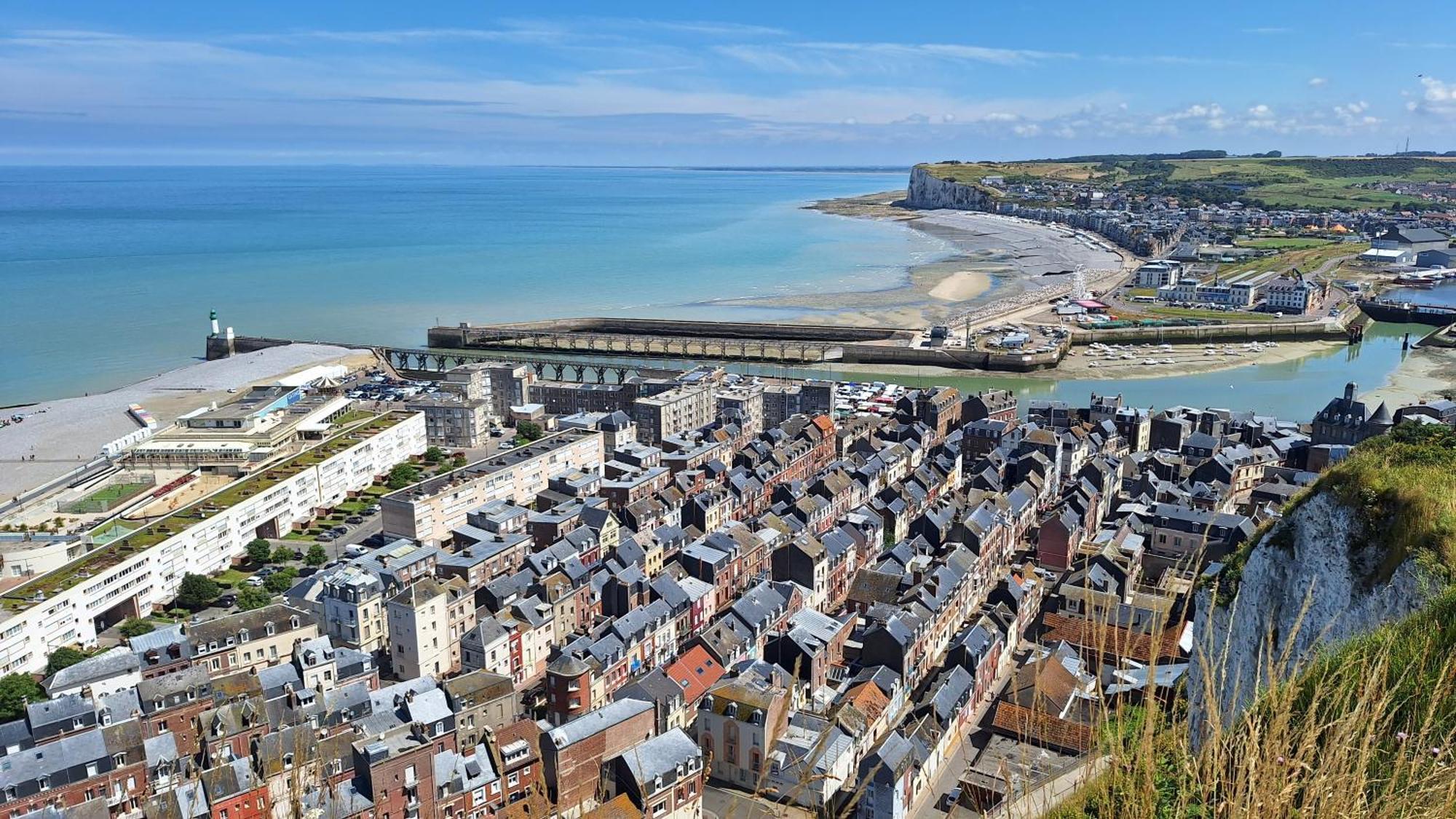 Charmant Appartement Avec Vue Face Mer Imprenable Mers-les-Bains Exteriér fotografie